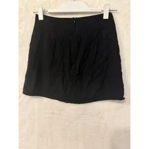 Princess Polly Black Mini Skirt Womens Size 0 Linen Blend A-Line High Waisted thumbnail 6