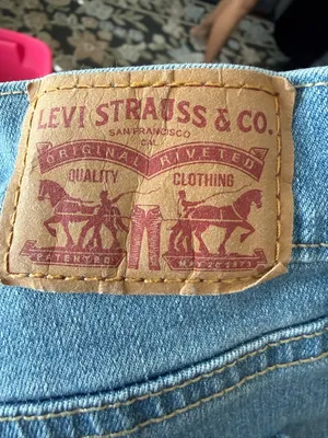 Levi's Light Blue Distressed Denim Cutoff Shorts thumbnail 5