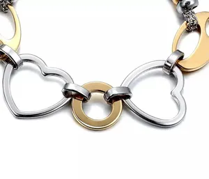 Women Stainless Steel Love Pendant Bracelet thumbnail 4