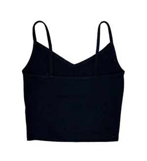 Garage, x-small, black crop tank thumbnail 2
