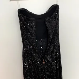 Nookie Black Sequin Flare Leg Jumpsuit One Piece Womens Size Small thumbnail 14
