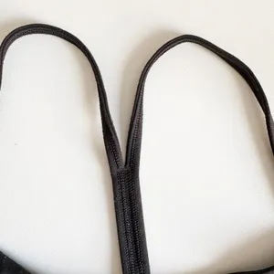 Lululemon Womens Flow Y Nulu Black Athletic Yoga Workout Sports Bra Size 8 thumbnail 2
