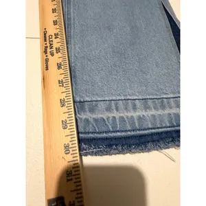 American Eagle Split Hem‎ Straight Leg Jeans Light Wash Distressed Denim 28 thumbnail 14