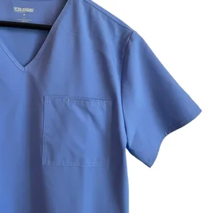 Scrubstar Women Scrub Top M Blue‎ Medical Uniform Nurse Workwear Dental Casual thumbnail 5
