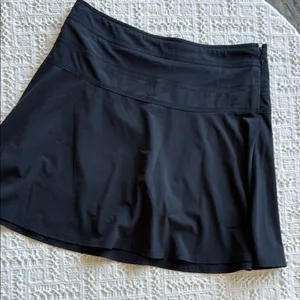 Athleta Black Skort with Moisture-Wicking Fabric thumbnail 1