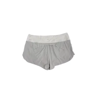 Athleta Activewear Gray White Athletic Gym Running Shorts Size Medium thumbnail 2