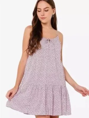 Purple Printed Old Navy Dress thumbnail 3