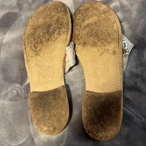 Jack Rogers gold leather sandal 10 thumbnail 3