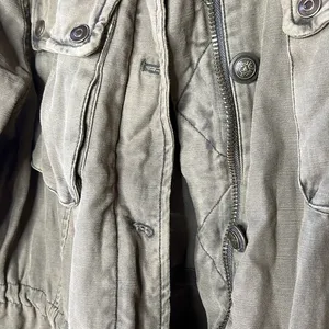 Free People Not Your Brothers Surplus Olive Green Jacket Size Medium thumbnail 7