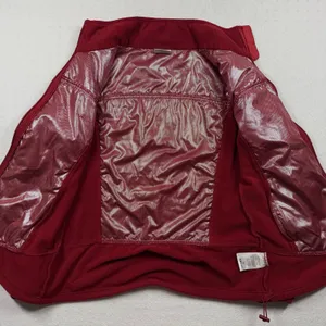 Columbia Women’s Red Fleece Hybrid Jacket Small Full Zip Insulated Outdoor thumbnail 2