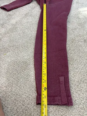 Offline by Aerie Leggings Womens M Medium High Waisted Ribbed Pull On Yoga thumbnail 4