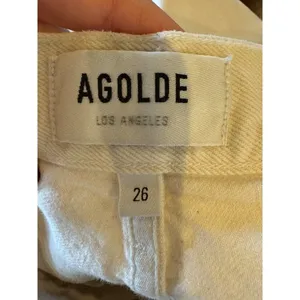 Agolde Jeans Women 26 Winter White Paper Wash Remy High Rise Crop‎ Straight Leg thumbnail 7
