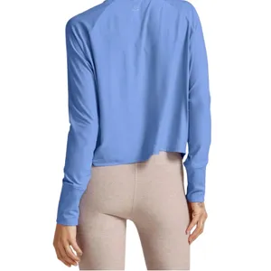 NWT Beyond‎ Yoga Lite Airshield Cropped Top WK7925 Pullover L Athleisure thumbnail 3