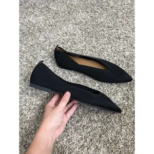 Everlane Black ReKnit 40 Hour Pointed Toe Ballet Flats US 11 thumbnail 3