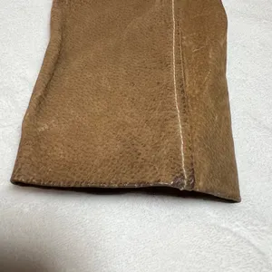 Vintage Jennyfer J 100% Leather Suede Trench Coat Size S Hippie Y2K 70s 80s Boho thumbnail 12