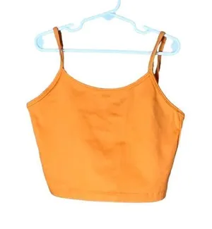Balance Athletica Orange Cropped Tank Top Size Small‎ thumbnail 1