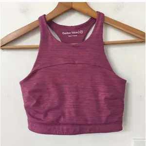 Outdoor Voices TechSweat™ Sports Bra Crop Top in Mulberry XS thumbnail 3