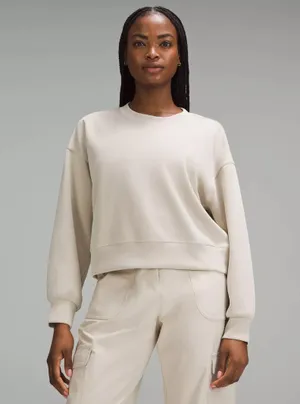 Lululemon Perfectly Oversized Cropped Crew thumbnail 1