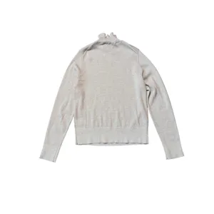 J. Crew Metallic merino wool ruffleneck sweater NEW thumbnail 7