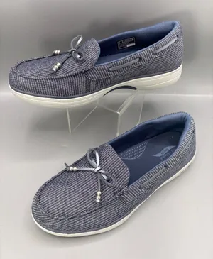 Skechers Arch Fit Inspire Boat Shoes Women 9 Navy Slip On Lightweight 138611.NVY thumbnail 1