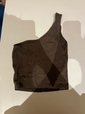 Garage One Shoulder Crop Tank thumbnail 2
