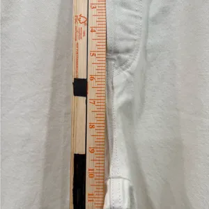 Levi's Women's Size 12 Wedgie Straight-Leg Ripped Waist Jeans White thumbnail 9