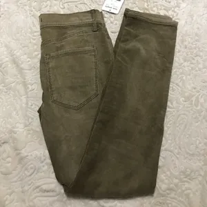 Free People Crop Cord Skinny‎ Pants NWT thumbnail 5