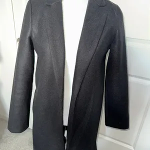 ZARA Black Long Coat thumbnail 5