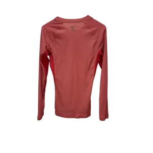 Patagonia Shirt Women’s Small Red Capilene Base Layer V Neck Long Sleeve Trail thumbnail 5