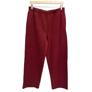 Skims Cotton Fleece Classic Straight Leg Pant Merlot medium new with tags thumbnail 6