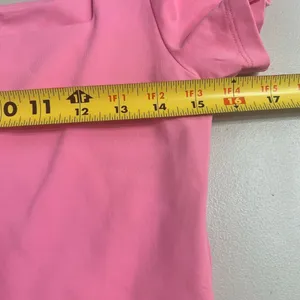 Aritzia Babaton Pink Square Neck Short Sleeve Bodysuit Large Women thumbnail 7