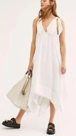 Free people Celine high low midi dress thumbnail 1