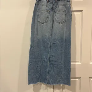Pilcro Denim Skirt in Light Blue thumbnail 5