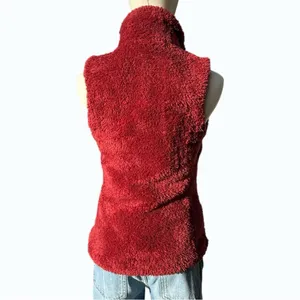 Patagonia Los Gatos Women’s Fleece Vest XS Red Full Zip Gorpcore Outdoor Hiking thumbnail 3