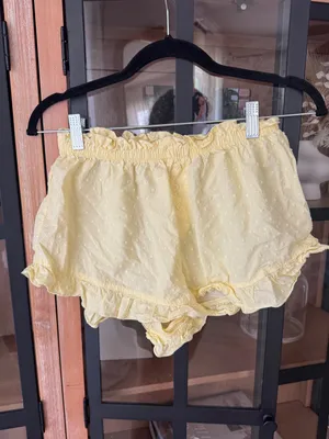 Colsie pajamas shorts boxers ruffle hem swiss dot cotton butter frilly thumbnail 7