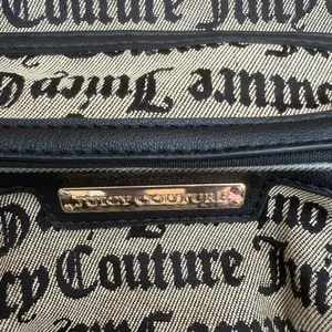Juicy Couture Black and Cream Logo Backpack thumbnail 4
