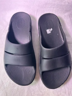 OOFOS Women's Slide Sandal - Black thumbnail 4