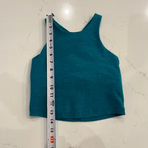Beyond Yoga Focus Cropped Tank Blue Green Spacedye In XS‎ thumbnail 8
