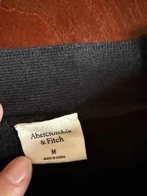 Abercrombie & Fitch Black Ribbed Sweater Tank thumbnail 2