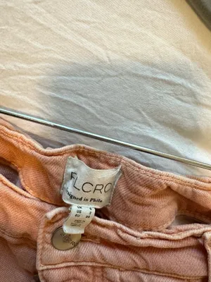Anthropologie Orange Denim Mini Skirt thumbnail 3