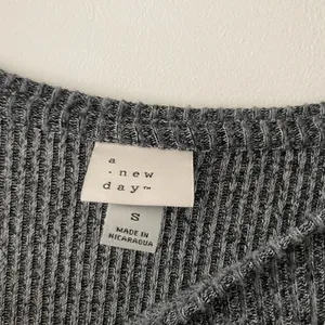 A New Day Charcoal‎ Gray Sweater Dress - Long Sleeve thumbnail 3