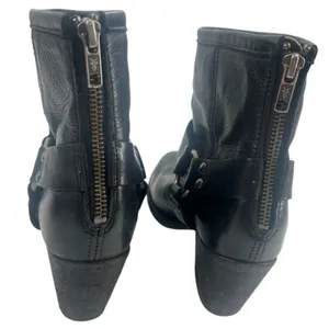 Frye Tabitha‎ Harness Short boots harness black sz 7.5 thumbnail 5