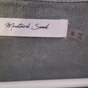 🐻   Mustard Seed Shirt/Jacket Size S thumbnail 2