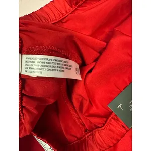 Wild Fable Red Satin Boxer Shorts Lace Trim Sleepwear XXL‎ NWT thumbnail 6