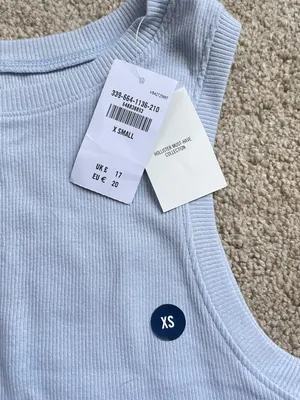 Hollister Light Blue Tank Top thumbnail 3