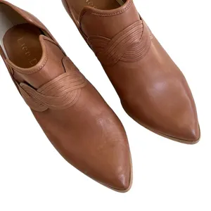 Anthro EUC Lien Do Leather Heeled Booties thumbnail 4