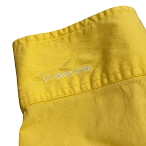 Vintage Polo Jeans CO Ralph Lauren Yellow‎ Button Down Shirt Women's Size XL Y2K thumbnail 2