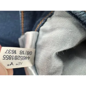 American Eagle Skinny Jeans Size 0 Super Stretch High Rise Dark Wash 25” inseam thumbnail 5