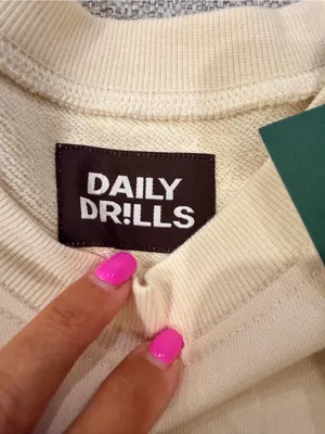 NIB Daily drills x Sunbum oversized Crewneck limited edition size xs/s thumbnail 5