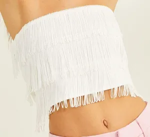 Altard State White Tube Top thumbnail 1